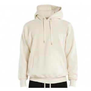 Les Tien Hoodie Cream Pullover Sweatshirt Size S NWOT